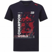 Camiseta Red Bull Racing Max Verstappen World Champion