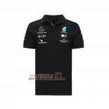 Polo del Mercedes Amg Petronas F1 2020 Negro