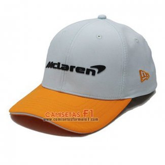 McLaren f1 Sombrero Gris Naranja