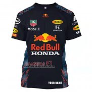 Camiseta Red Bull Racing F1 2022 Azul Rojo