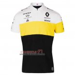 Polo del Renault F1 2020 Blanco Amarillo Negro