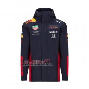 Rompevientos con Capucha del Red Bull Racing F1 2021 Negro Rojo
