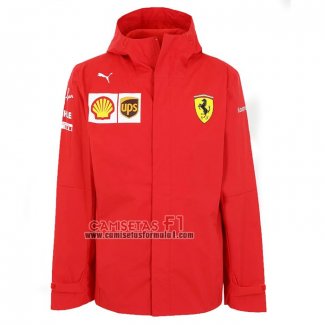 Rompevientos con Capucha Scuderia Ferrari F1 2021 Rojo