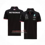 Polo del Mercedes Amg Petronas F1 2020 2021 Negro