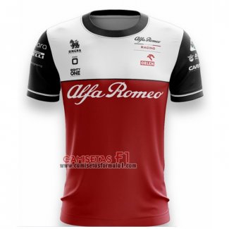 Camiseta Alfa Romeo Racing F1 2022 Rojo
