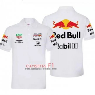 Polo del Red Bull Racing F1 2021 Blanco