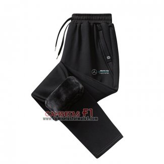 Pantalones Deportivos Mercedes Amg F1 Negro Espesar