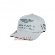 Aston Martin Racing F1 Sombrero Blanco Verde