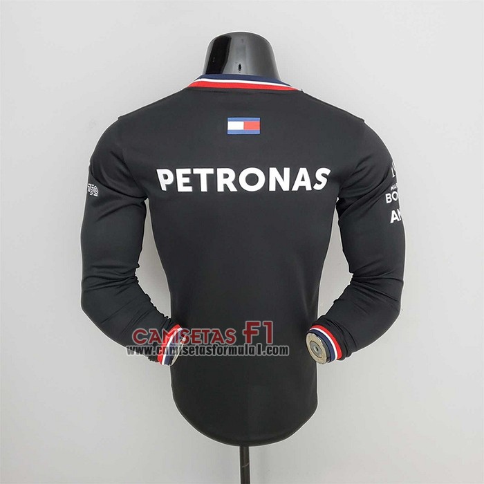 Camiseta Mercedes Amg Petronas F1 2022 Nergo Manga Larga
